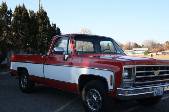1979 Red Chevrolet C/K Pickup 2500
