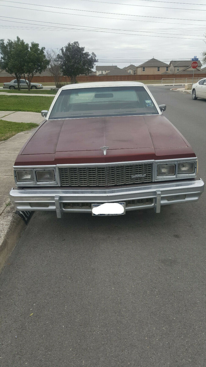 1979 Gray Chevrolet Caprice Sedan