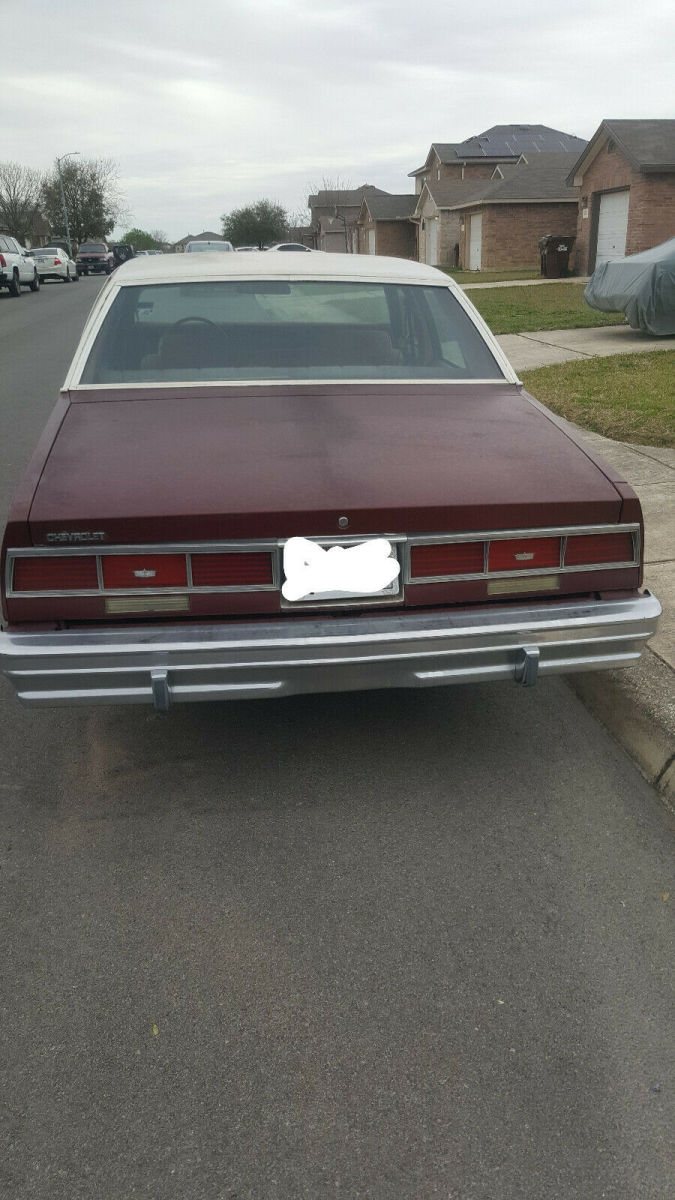 1979 Gray Chevrolet Caprice Sedan