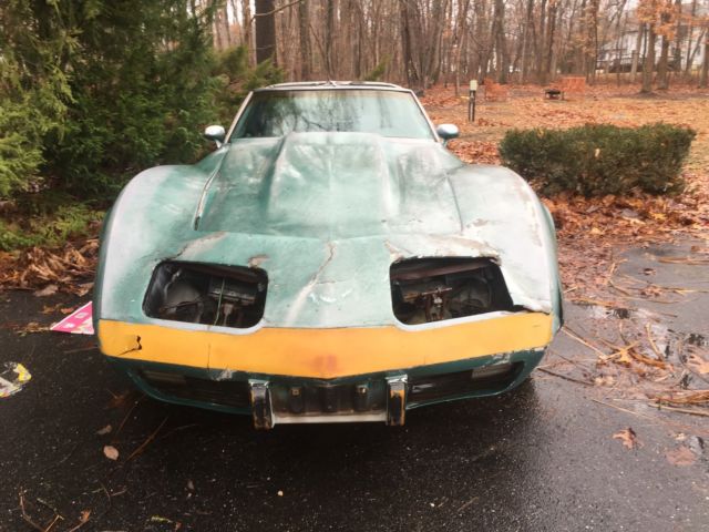 1979 greenish Chevrolet Corvette