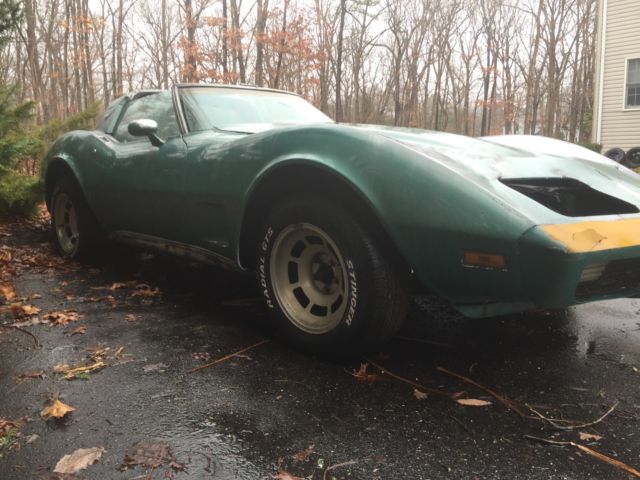 1979 greenish Chevrolet Corvette