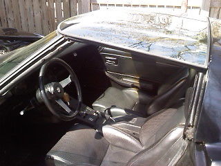 1979 Black Chevrolet Corvette Coupe with Mirror Glass T-Tops