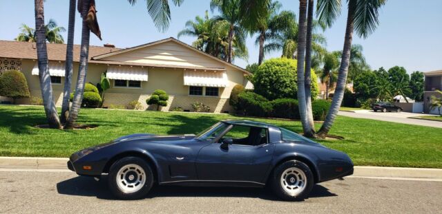 1979 Blue Chevrolet Corvette Coupe
