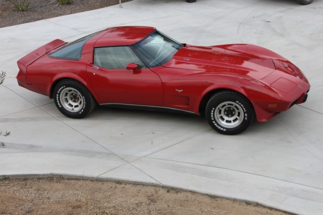 1979 Red Chevrolet Corvette Coupe