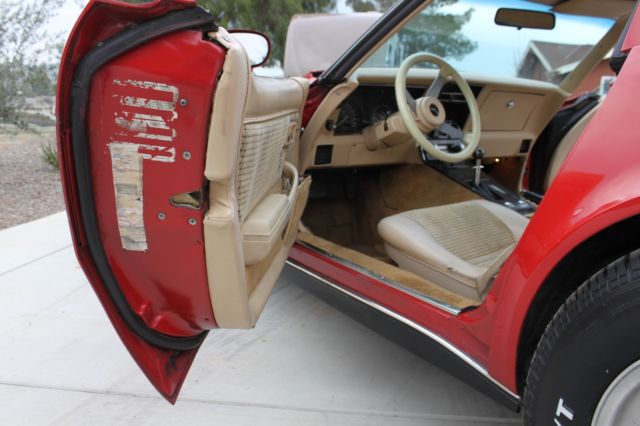 1979 Red Chevrolet Corvette Coupe