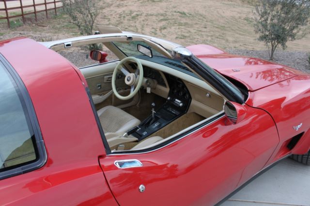 1979 Red Chevrolet Corvette Coupe