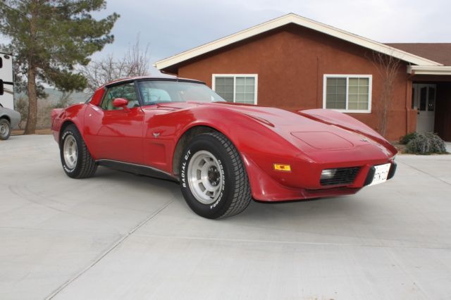 1979 Red Chevrolet Corvette Coupe