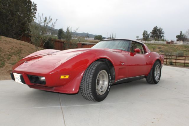 1979 Red Chevrolet Corvette Coupe