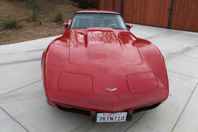 1979 Red Chevrolet Corvette Coupe