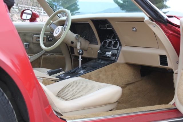 1979 Red Chevrolet Corvette Coupe