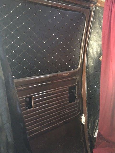 1979 Hot Rod Black Flat Primer Chevrolet G20 Van Van Camper Conversion