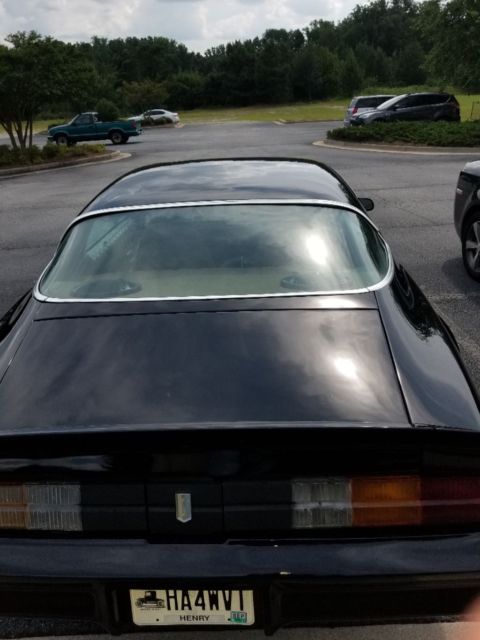 1979 Black Chevrolet Camaro