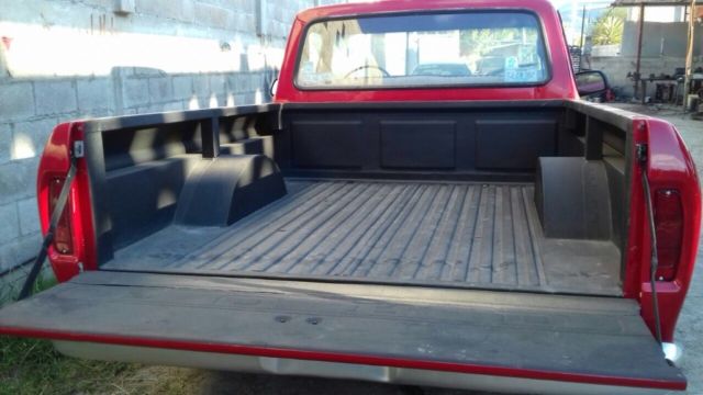 1979 Red Ford F-150 Standard Cab Pickup