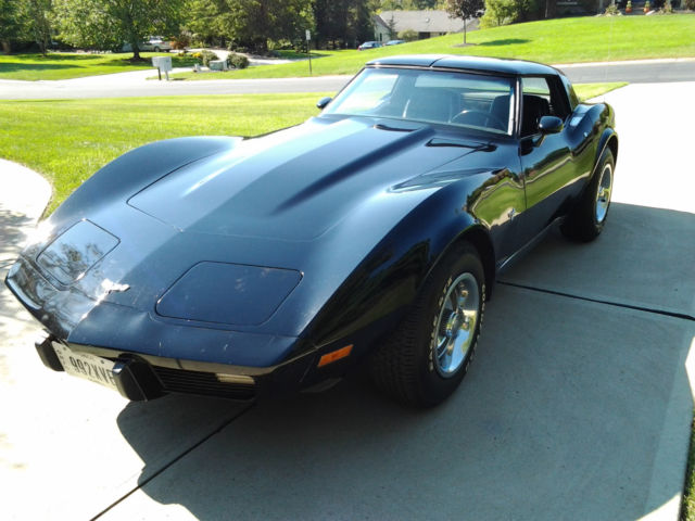 1979 Black Chevrolet Corvette Coupe