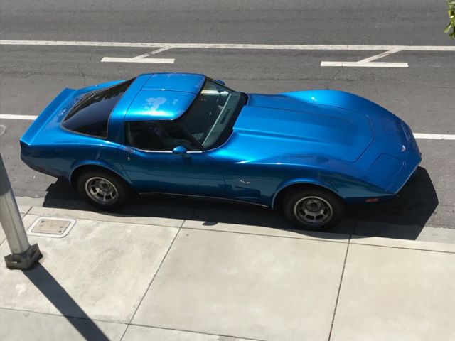 1979 Blue Chevrolet Corvette Coupe