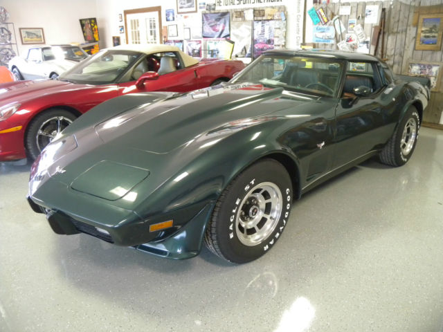 1979 green Chevrolet Corvette coupe