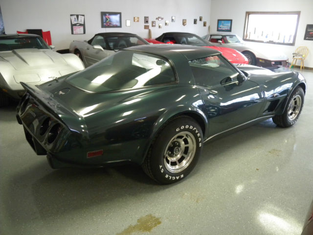 1979 green Chevrolet Corvette coupe