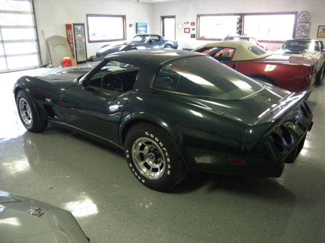 1979 green Chevrolet Corvette coupe