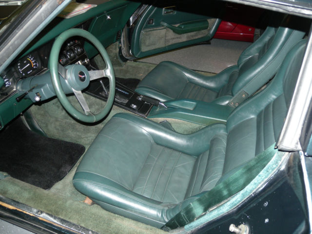 1979 green Chevrolet Corvette coupe