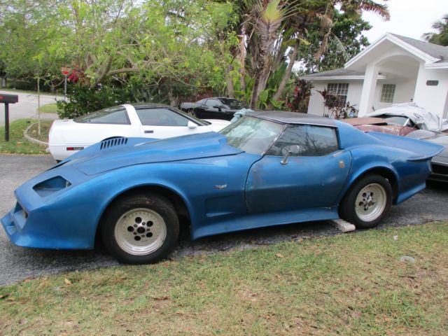 1979 Blue Chevrolet Corvette