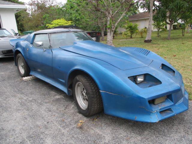1979 Blue Chevrolet Corvette
