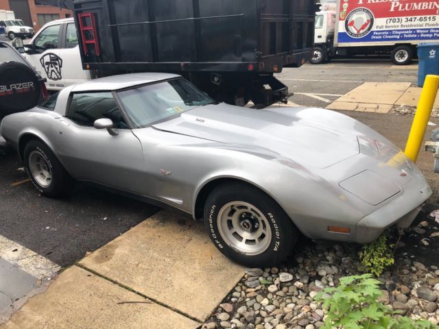 1979 Silver Chevrolet Corvette Coupe