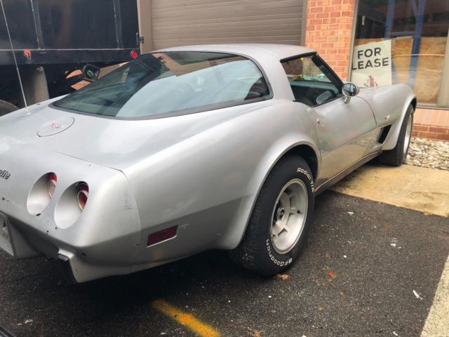 1979 Silver Chevrolet Corvette Coupe