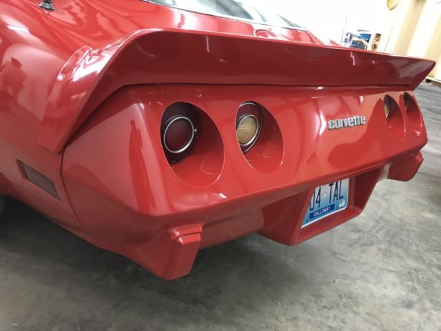 1979 Red Chevrolet Corvette Coupe