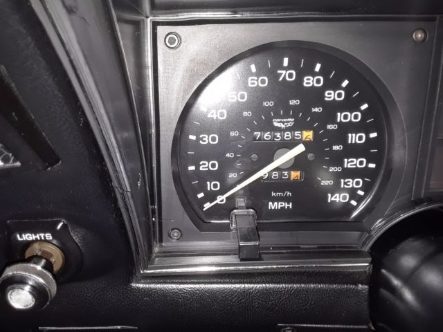 1979 Black Chevrolet Corvette Coupe