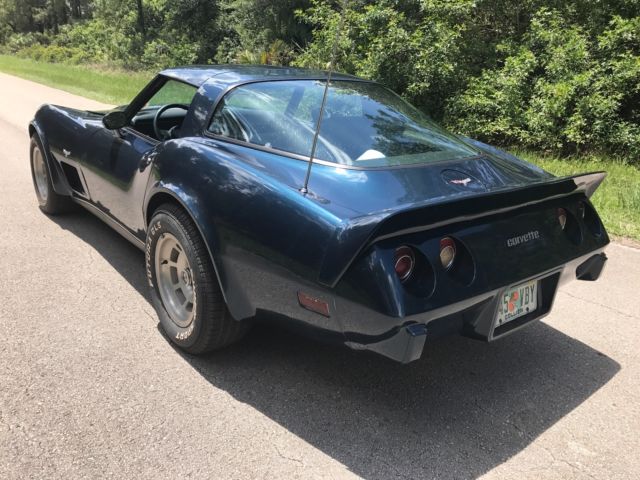 1979 Blue Chevrolet Corvette Coupe