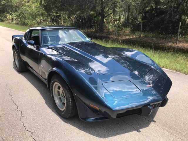 1979 Blue Chevrolet Corvette Coupe