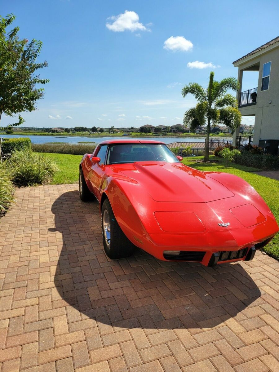 1979 Orange Chevrolet Corvette Convertible