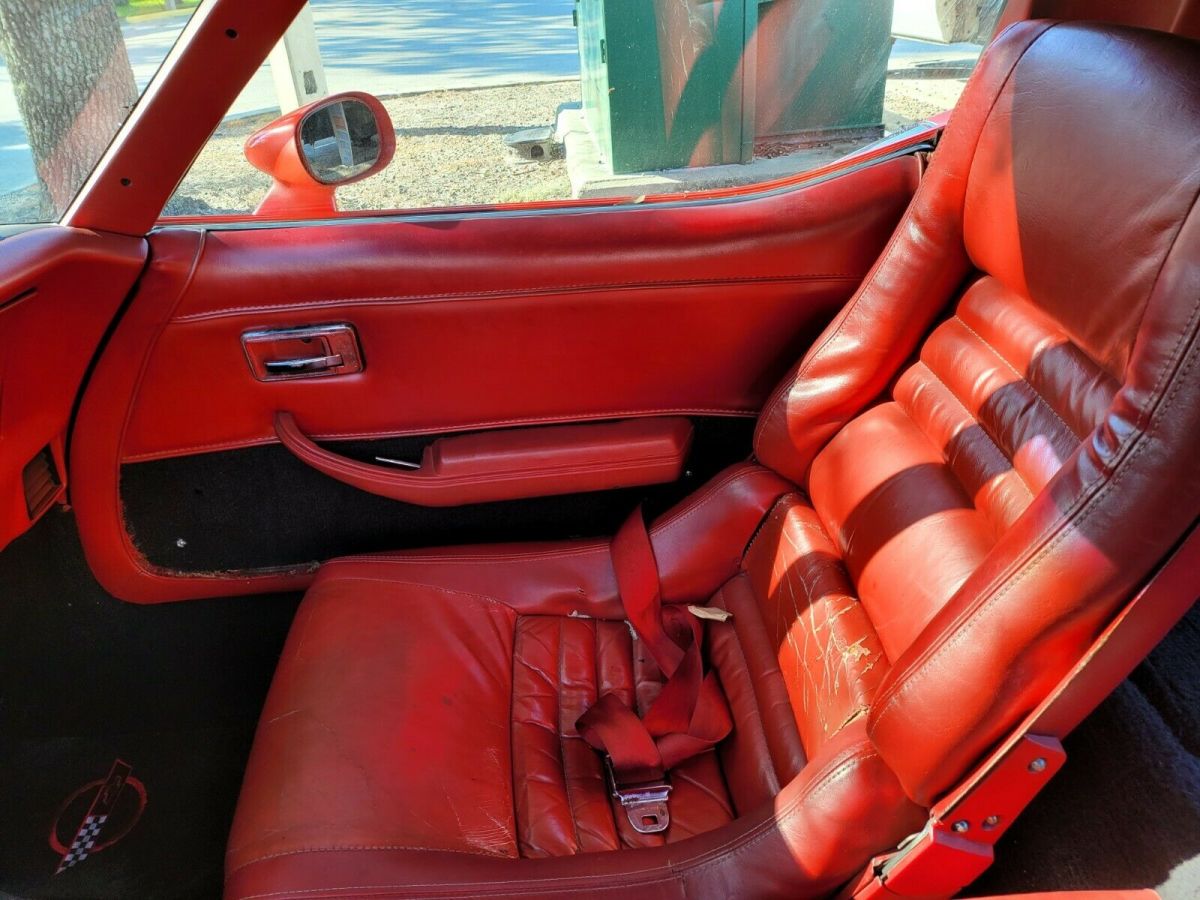 1979 Orange Chevrolet Corvette Convertible