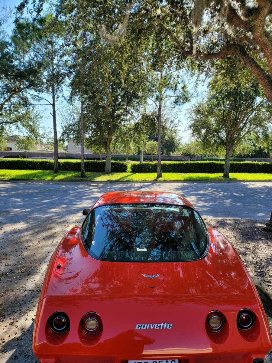 1979 Orange Chevrolet Corvette Convertible