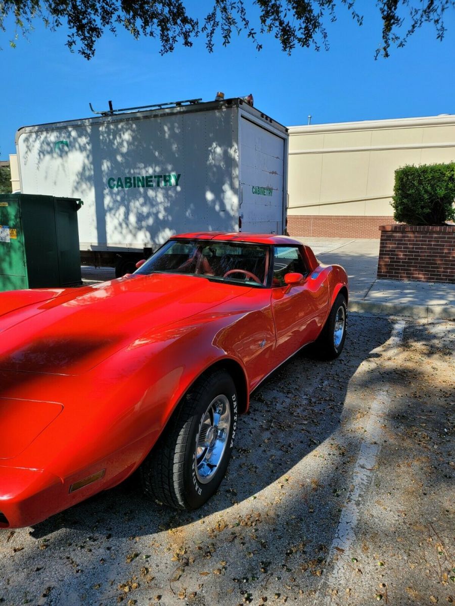 1979 Orange Chevrolet Corvette Convertible