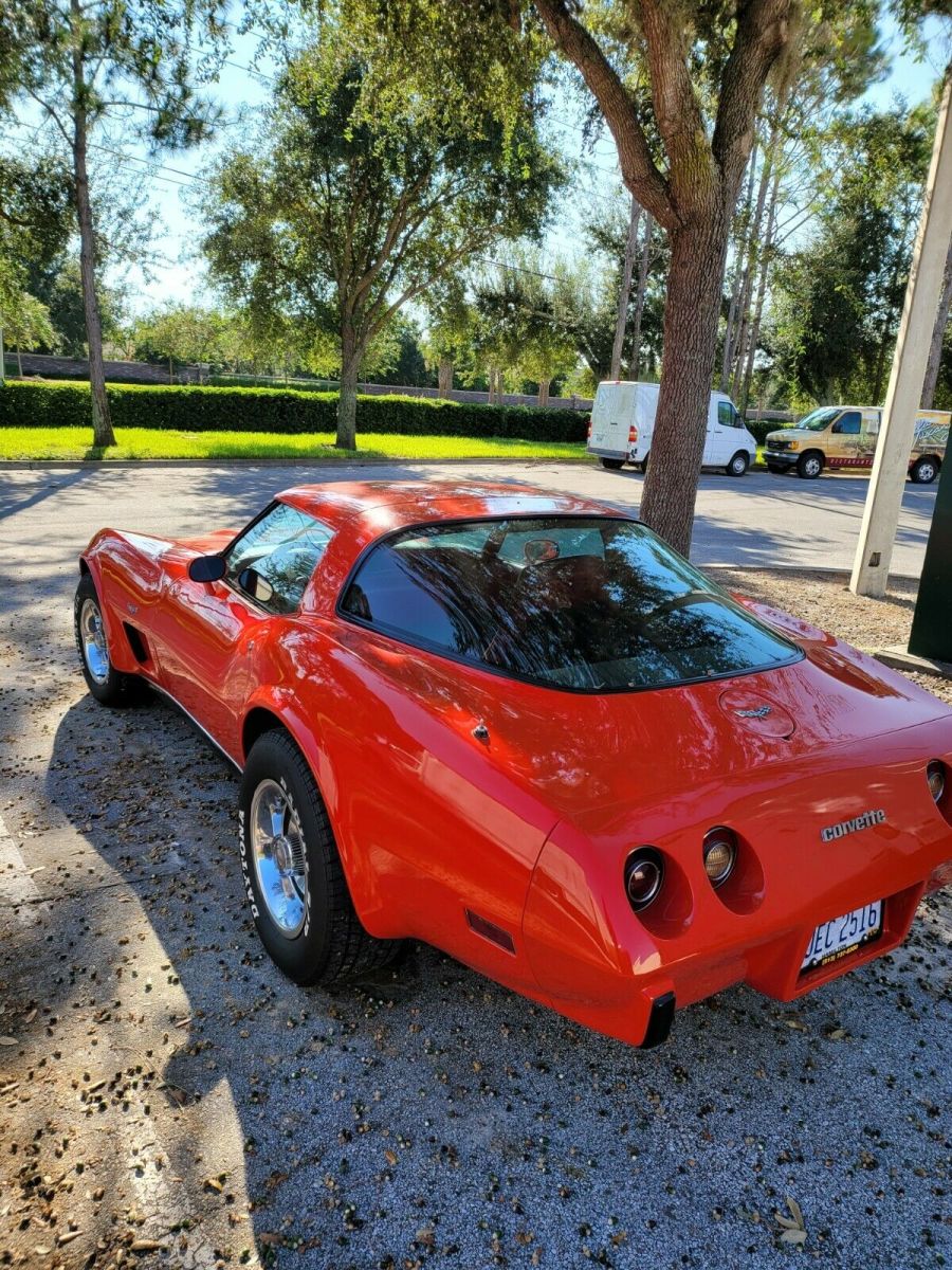 1979 Orange Chevrolet Corvette Convertible