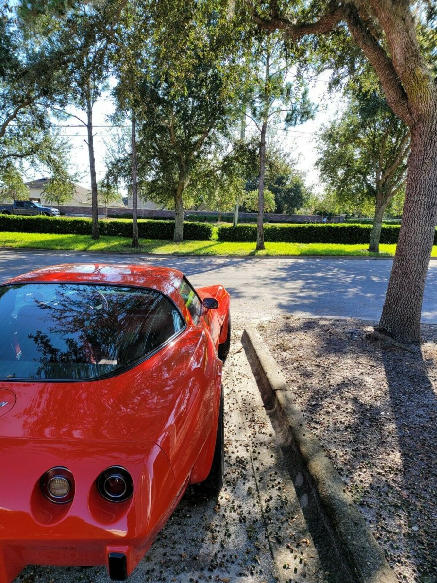 1979 Orange Chevrolet Corvette Convertible