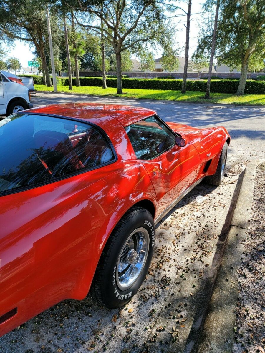 1979 Orange Chevrolet Corvette Convertible