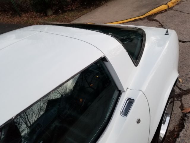 1979 White Chevrolet Corvette Convertible