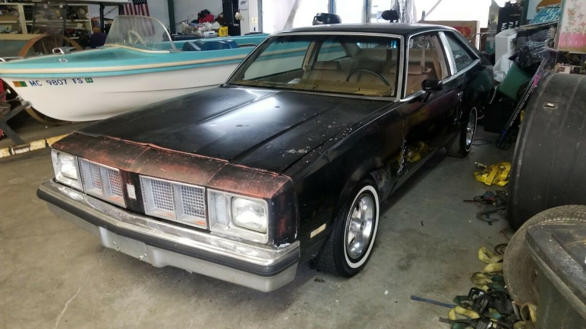 1979 Black Oldsmobile Cutlass 2 door coupe