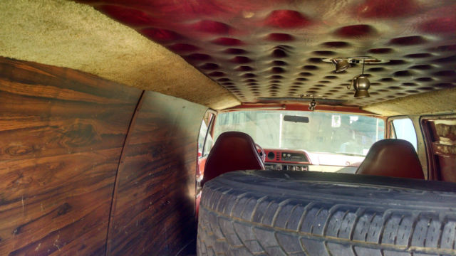 1979 Burgundy Dodge B10 Street Van Street Van