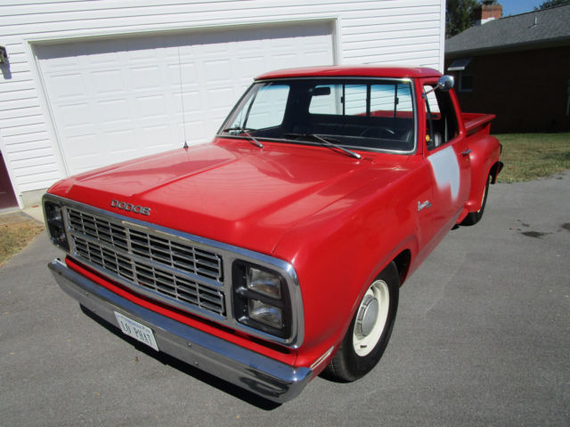 1979 Red Dodge Other Pickups Standard Cab Pickup
