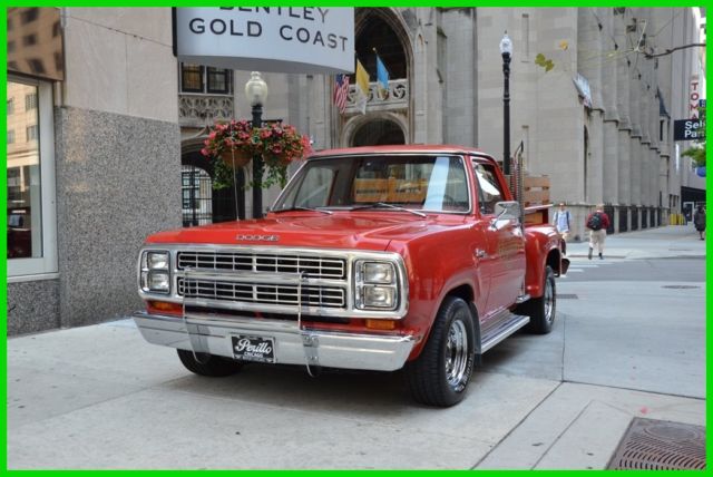 1979 Red Dodge Ram 1500 Pickup Truck