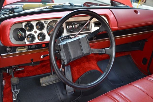 1979 Red Dodge Ram 1500 Pickup Truck