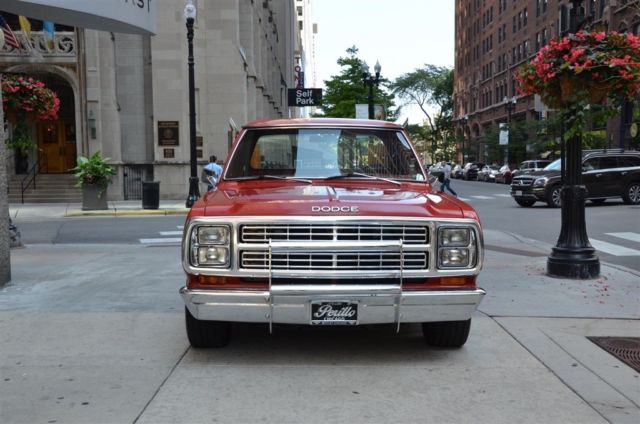 1979 Red Dodge Ram 1500 Pickup Truck