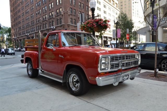 1979 Red Dodge Ram 1500 Pickup Truck