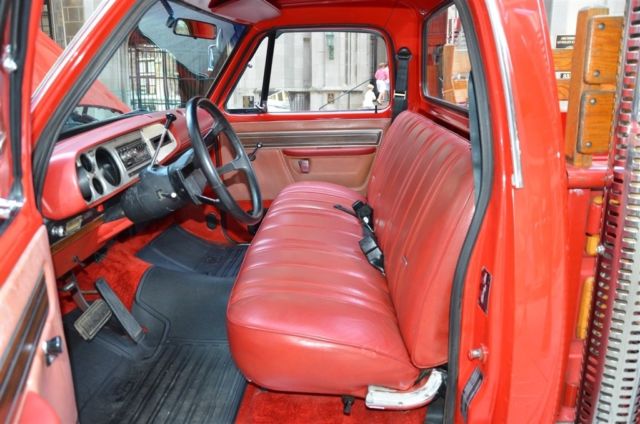 1979 Red Dodge Ram 1500 Pickup Truck