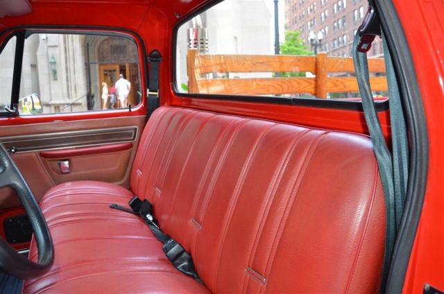 1979 Red Dodge Ram 1500 Pickup Truck