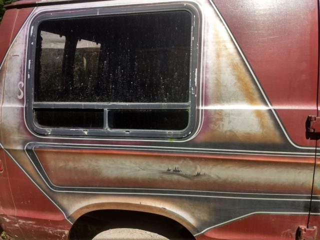 1979 Burgundy Dodge Ram Van