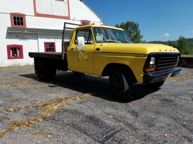1979 Yellow Ford F-100